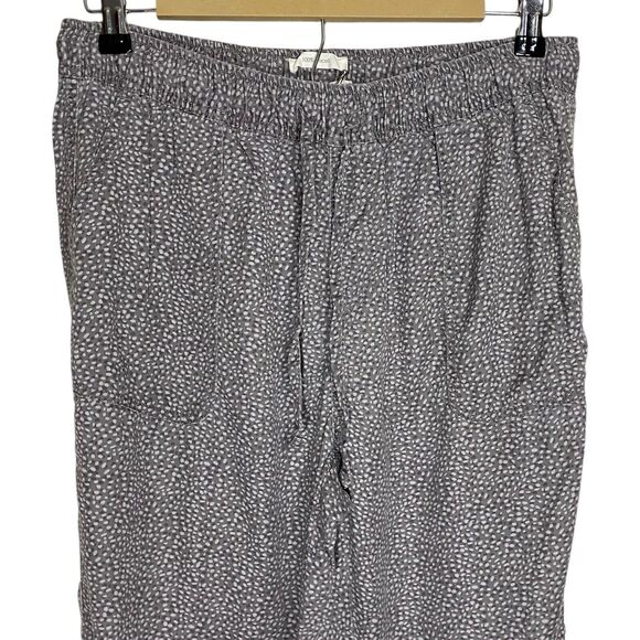 C&C California Pants Womens M Gray Joggers Lyocell Drawstring High Rise Pull On - Picture 4 of 11